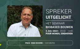 5 juli: seminar Biobased Bouwen, Giesbers