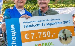 Giesbers-bedrijven en relaties fietsen voor Stichting Koprol, Giesbers